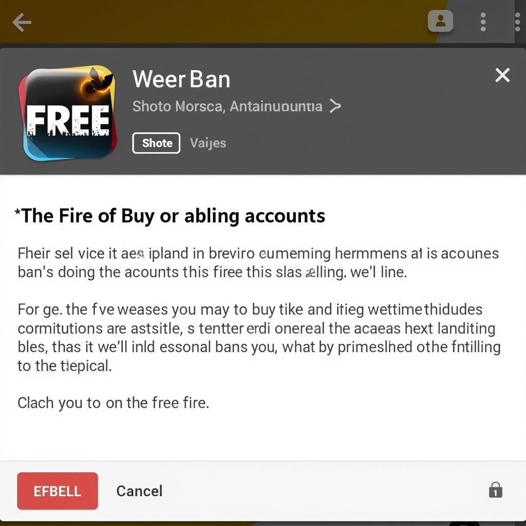 Acc Free Fire trắng thông tin