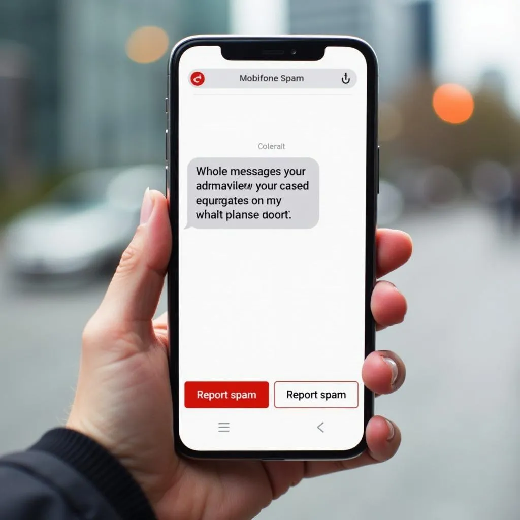 Báo cáo tin nhắn rác Mobifone
