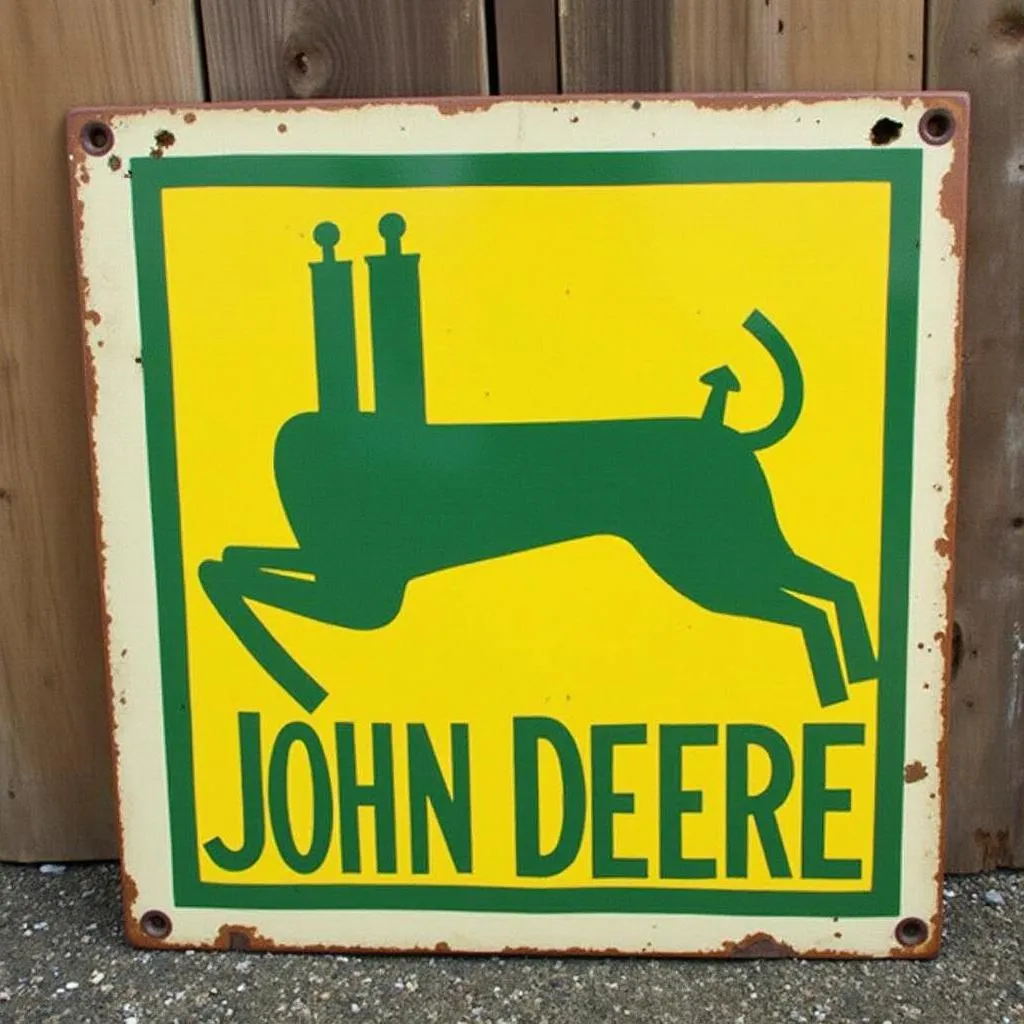 Biển báo đầu tiên của John Deere