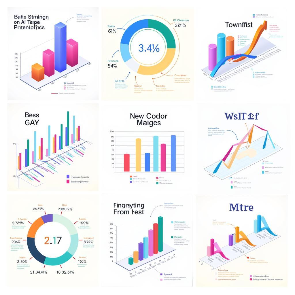 Infographic statistics chart