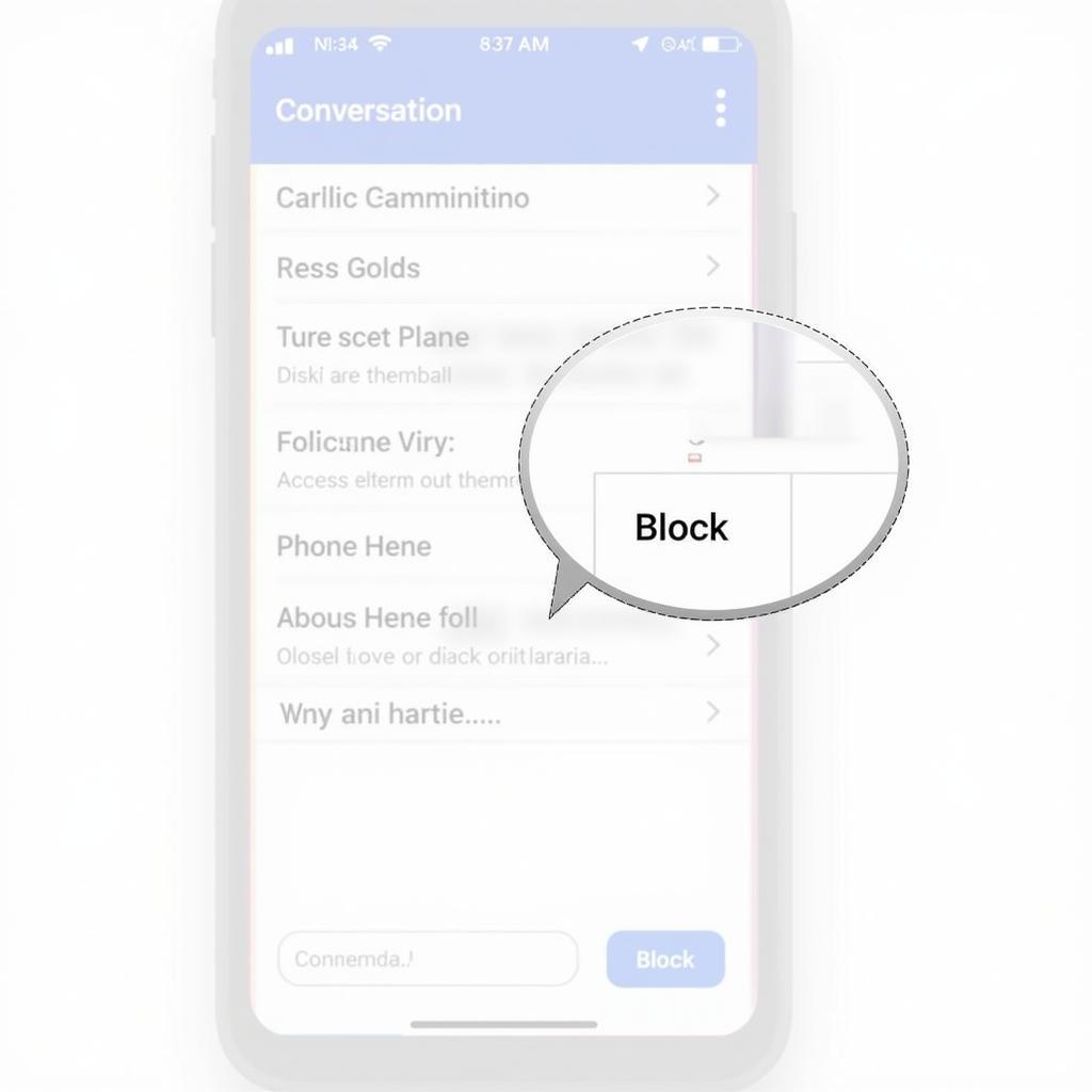 Cách block tin nhắn Facebook trên điện thoại