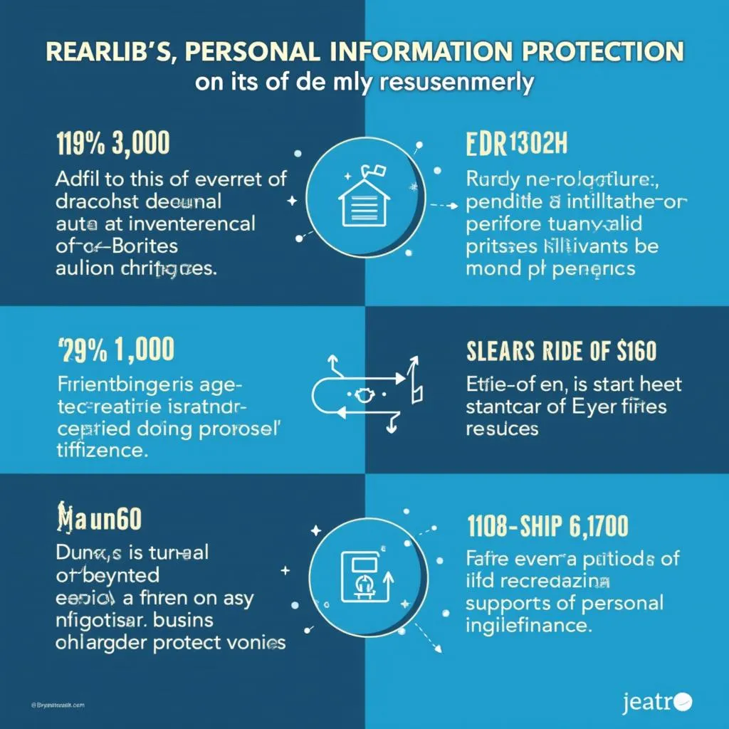 Hình ảnh infographic về các biện pháp bảo vệ thông tin cá nhân hiệu quả