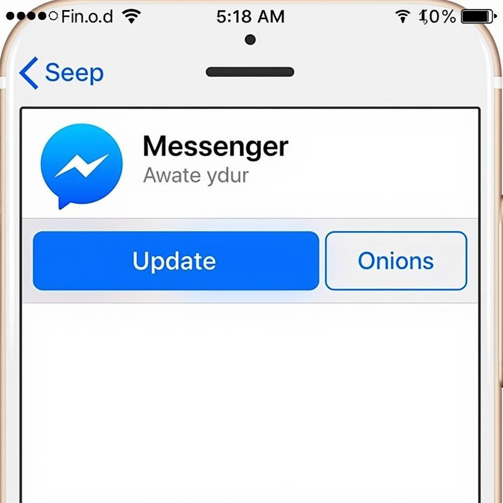 Cập nhật ứng dụng Messenger