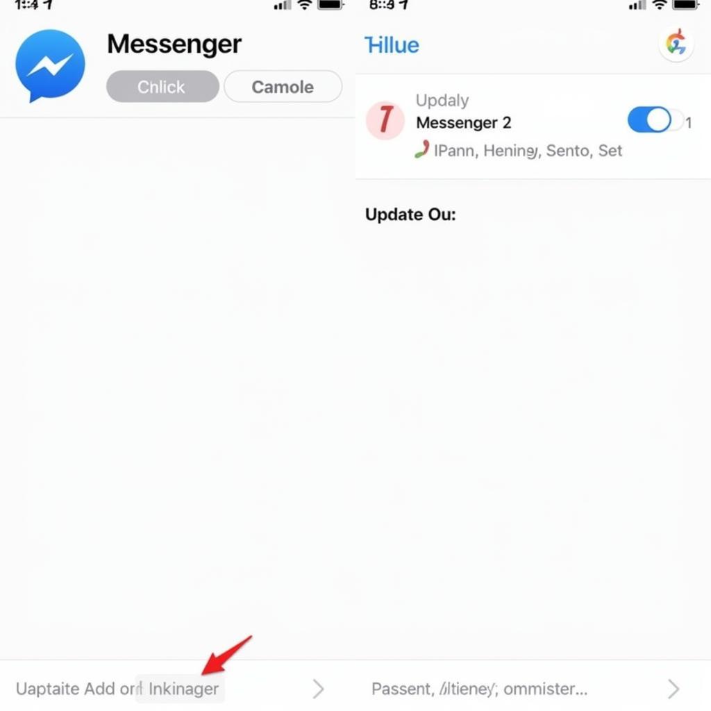 Cập nhật ứng dụng Messenger