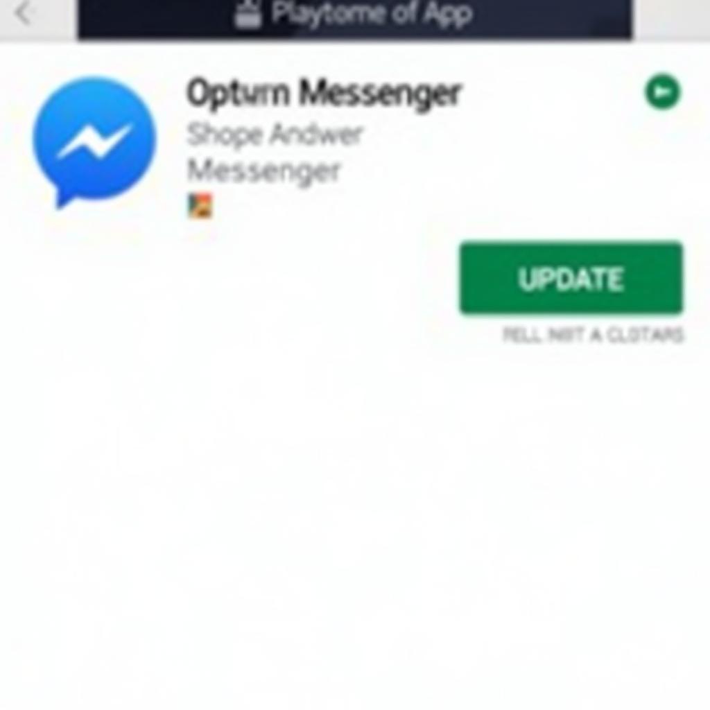 Cập nhật ứng dụng Messenger