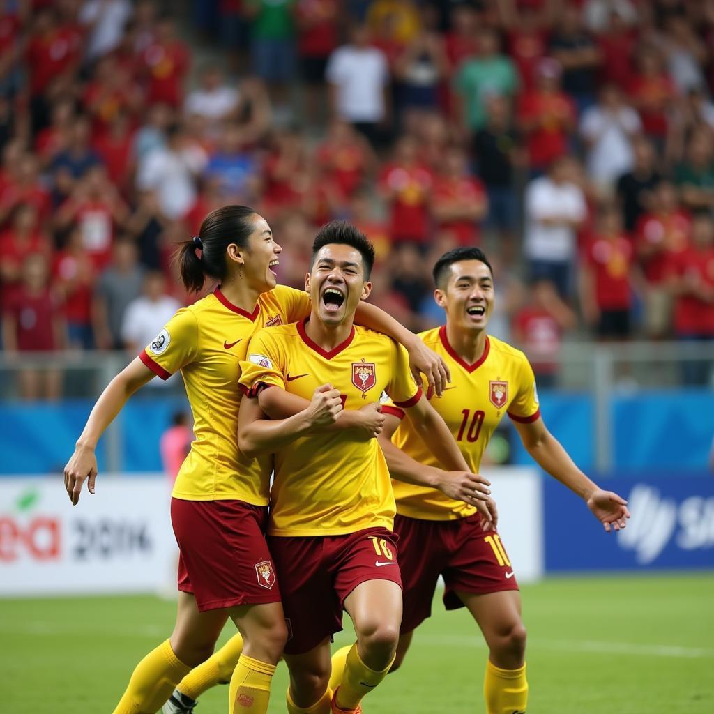 Cầu thủ U23 Việt Nam ghi bàn tại SEA Games 32