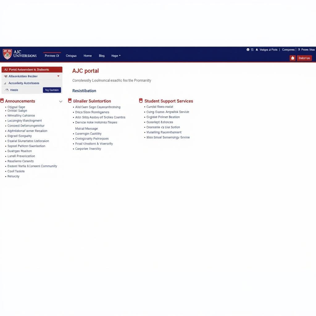 AJC Portal Interface