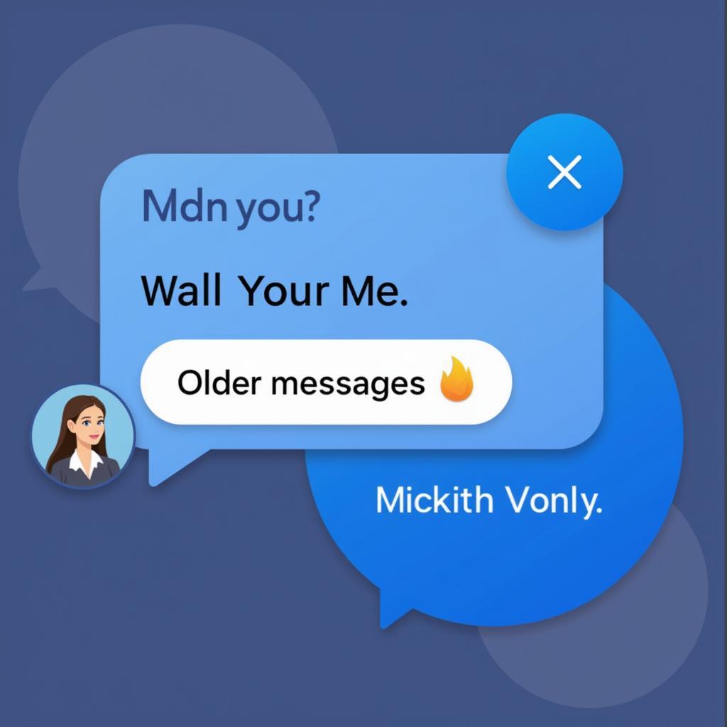 Cuộn lên đầu Messenger