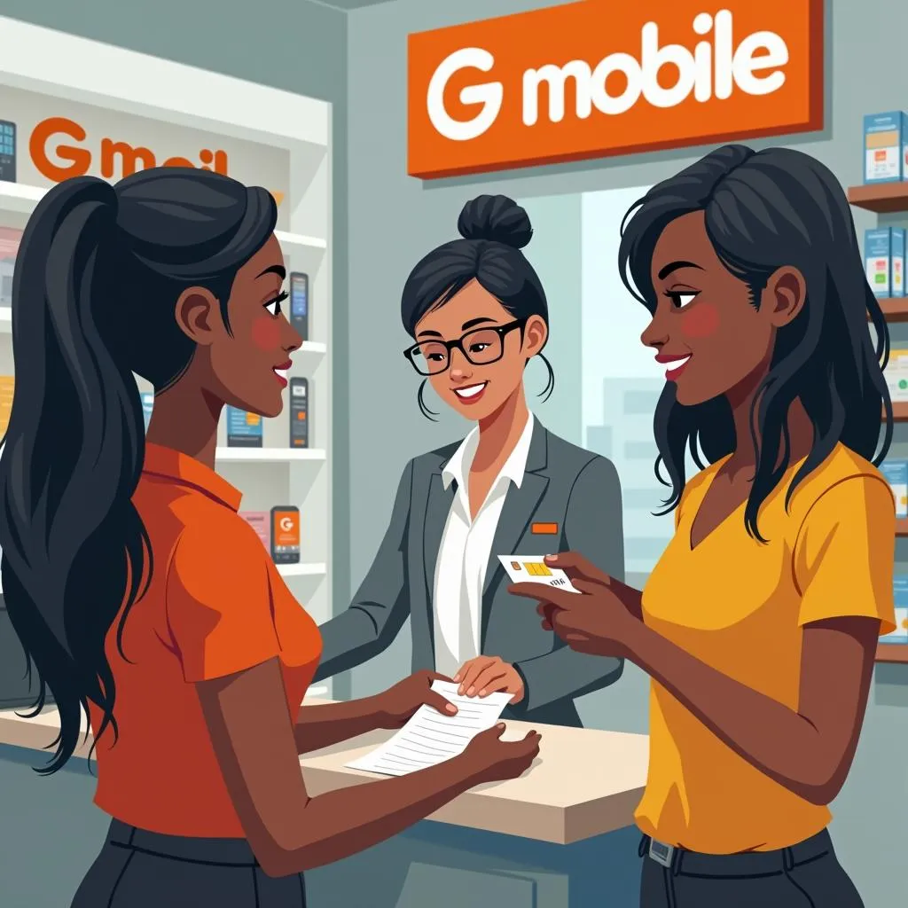 Đăng ký Gmobile tại cửa hàng