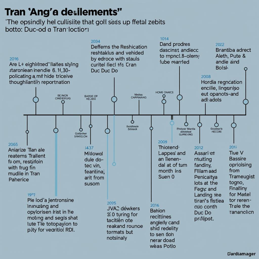 Timeline of Tran Duc Do Case