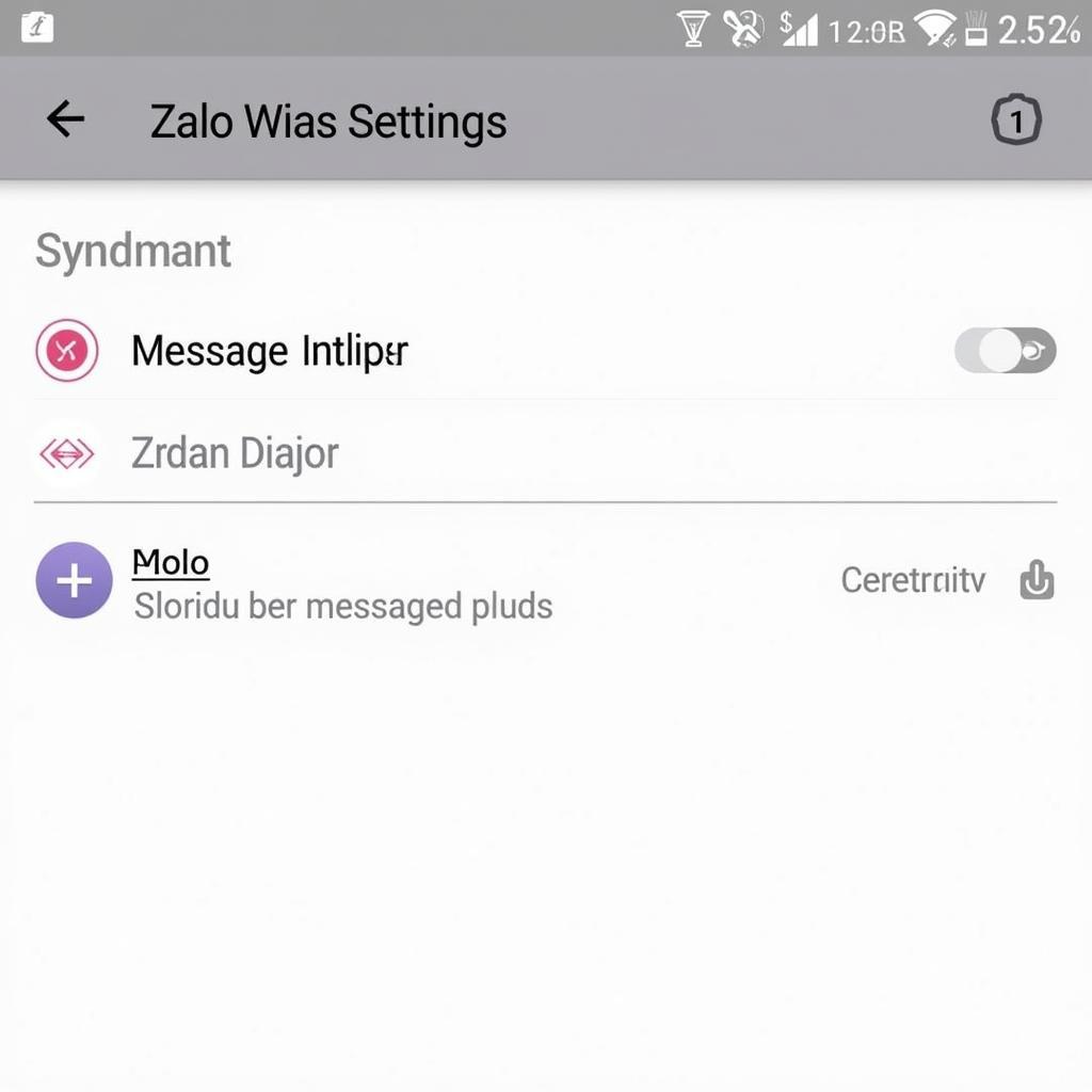 Zalo Message Synchronization on Phone