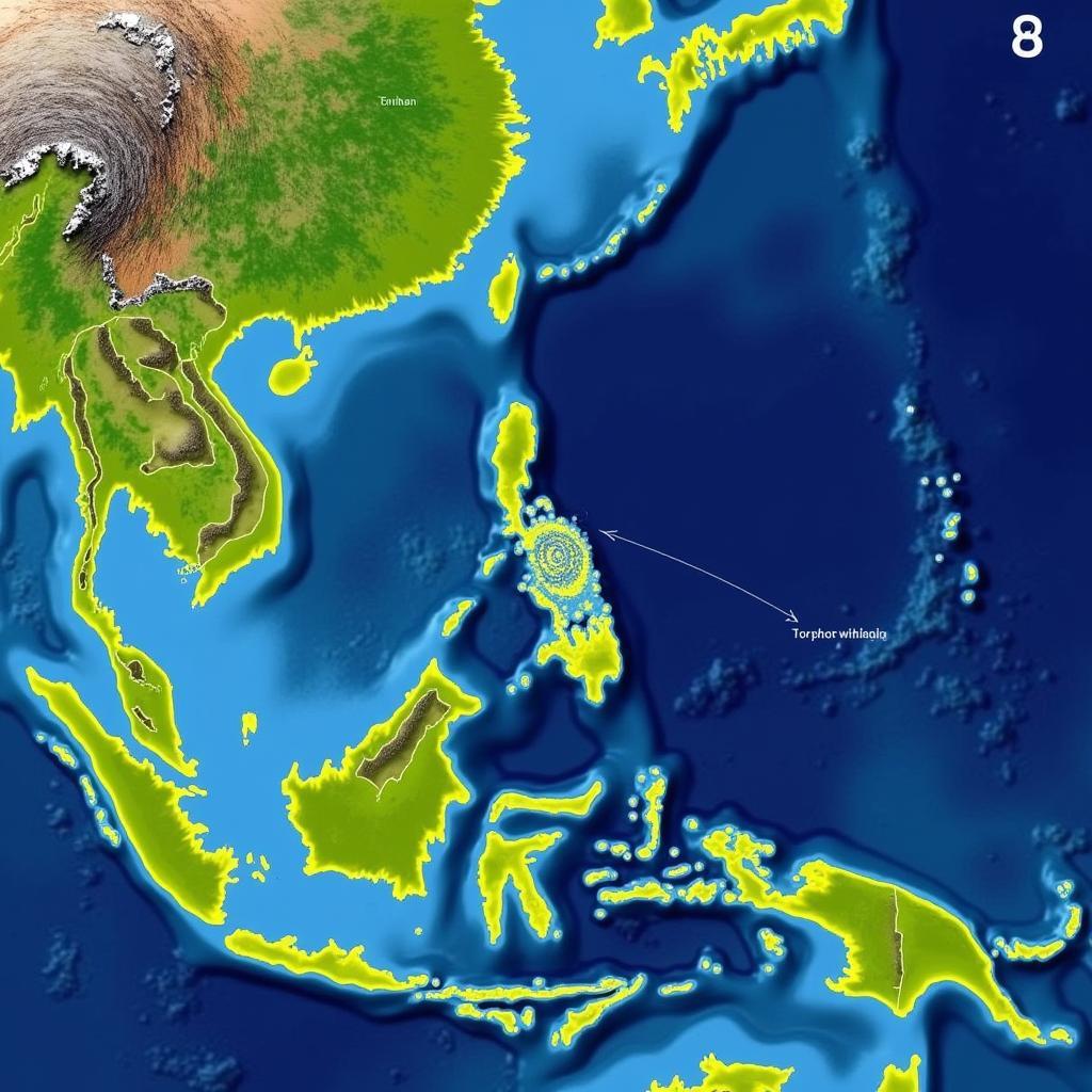 Dư báo hướng di chuyển bão số 2