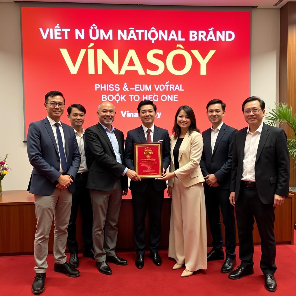 Vinasoy nhận giải thưởng Thương hiệu quốc gia Việt Nam