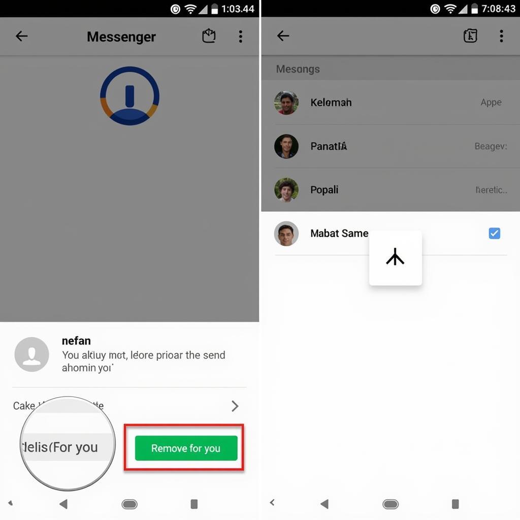 gỡ tin nhắn messenger 2 bên