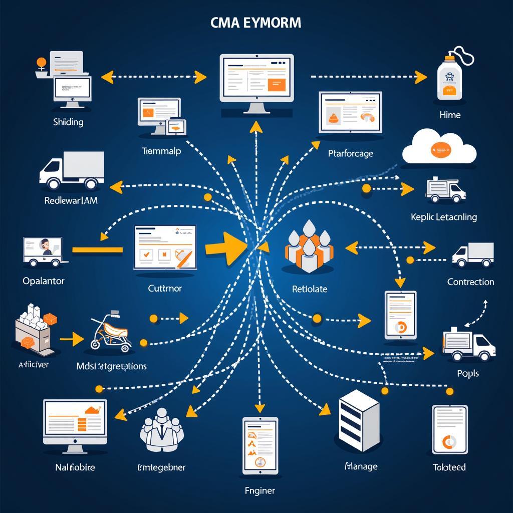 Mô hình hệ thống thông tin Logistics của Vinamilk