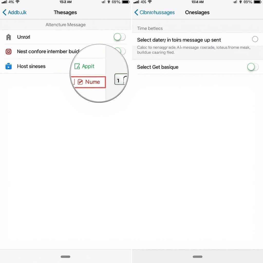 Zalo message scheduling on phone