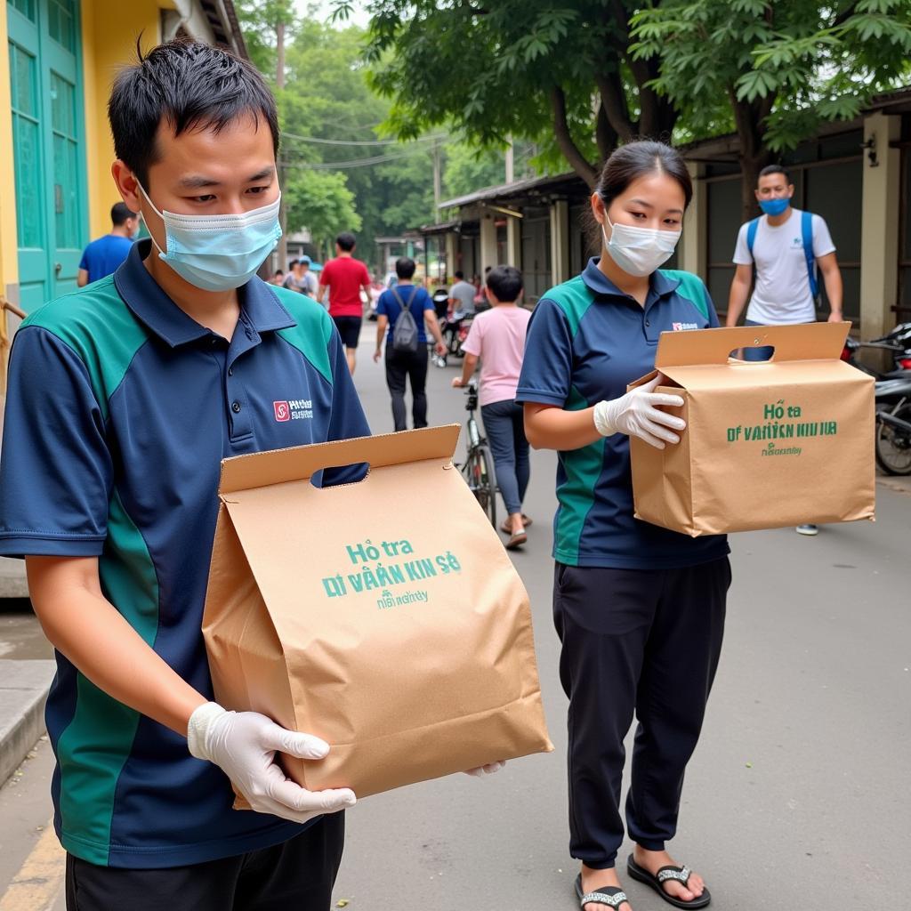 Hoạt động hỗ trợ người dân trong đại dịch Covid-19 tại Thái Nguyên