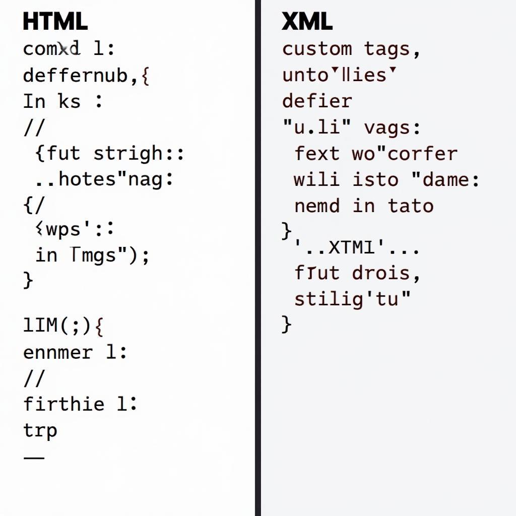 HTML và XML