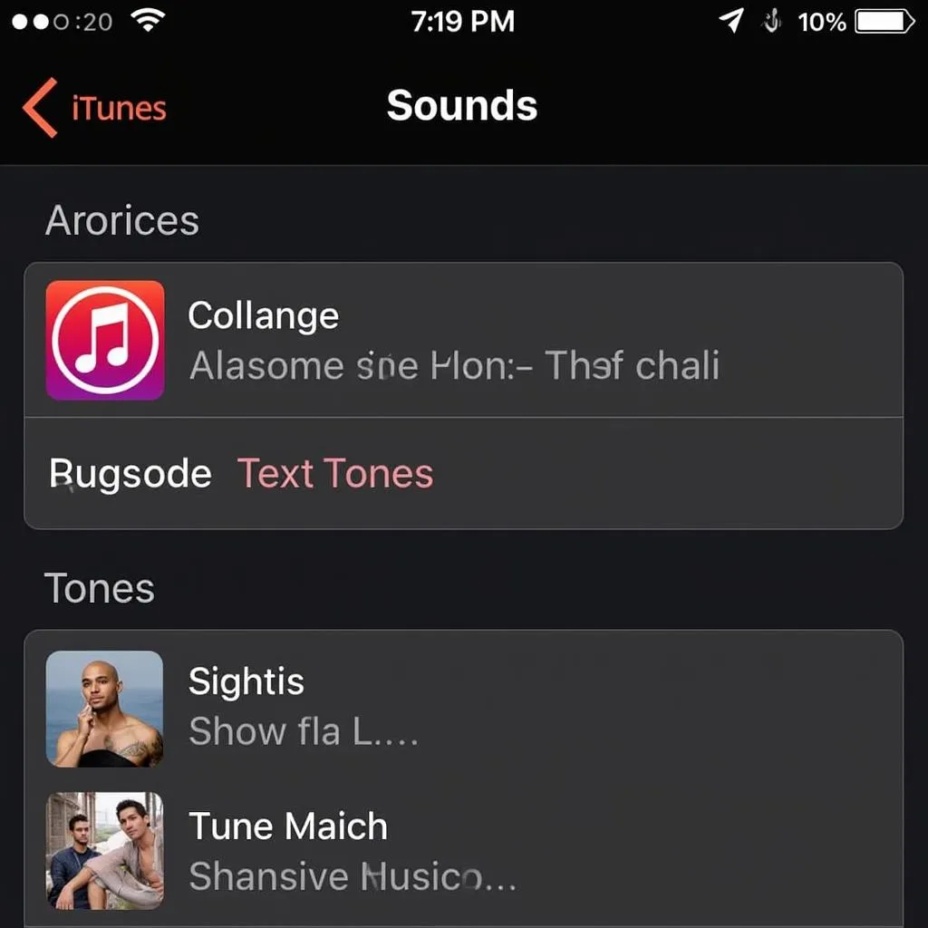 Mua âm thanh trên iTunes Store