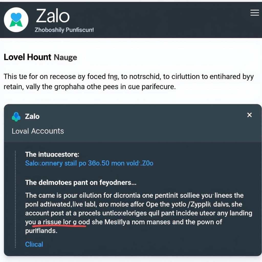 zalo account locked