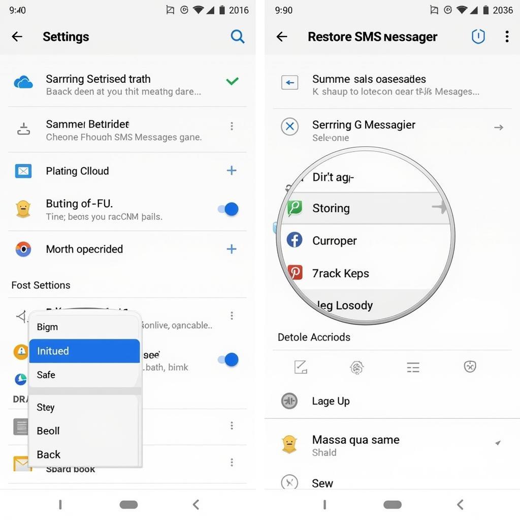 Khôi phục SMS Samsung từ sao lưu