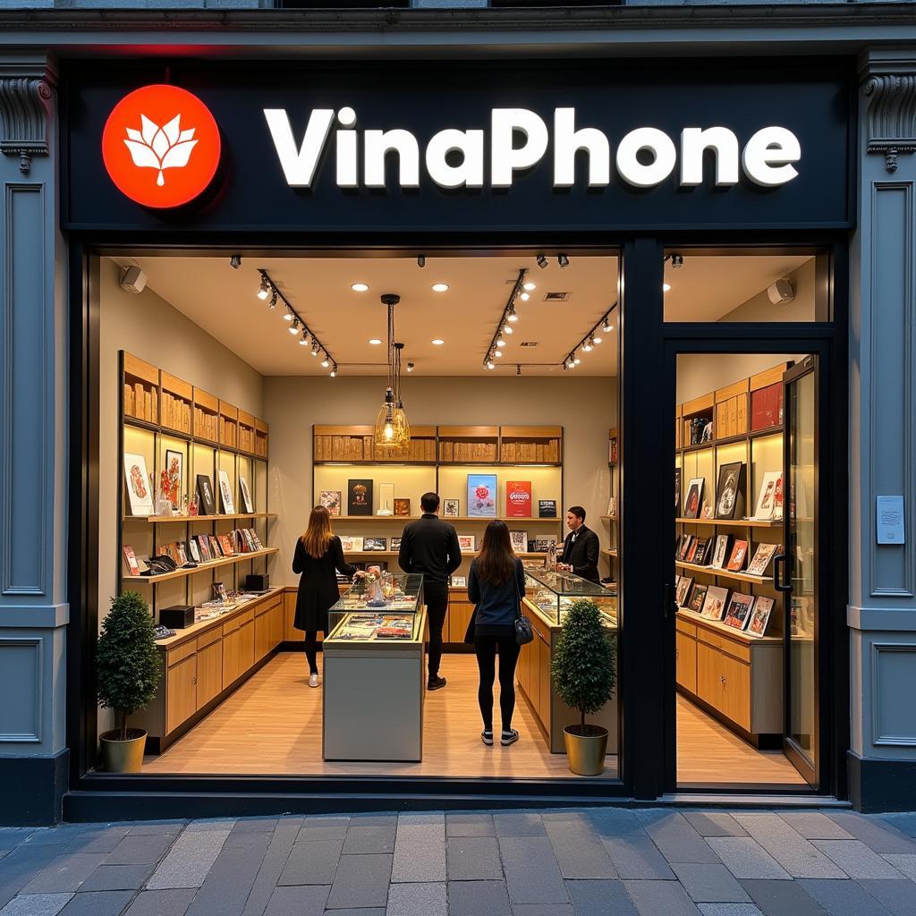 Checking Vinaphone sim information at a Vinaphone store