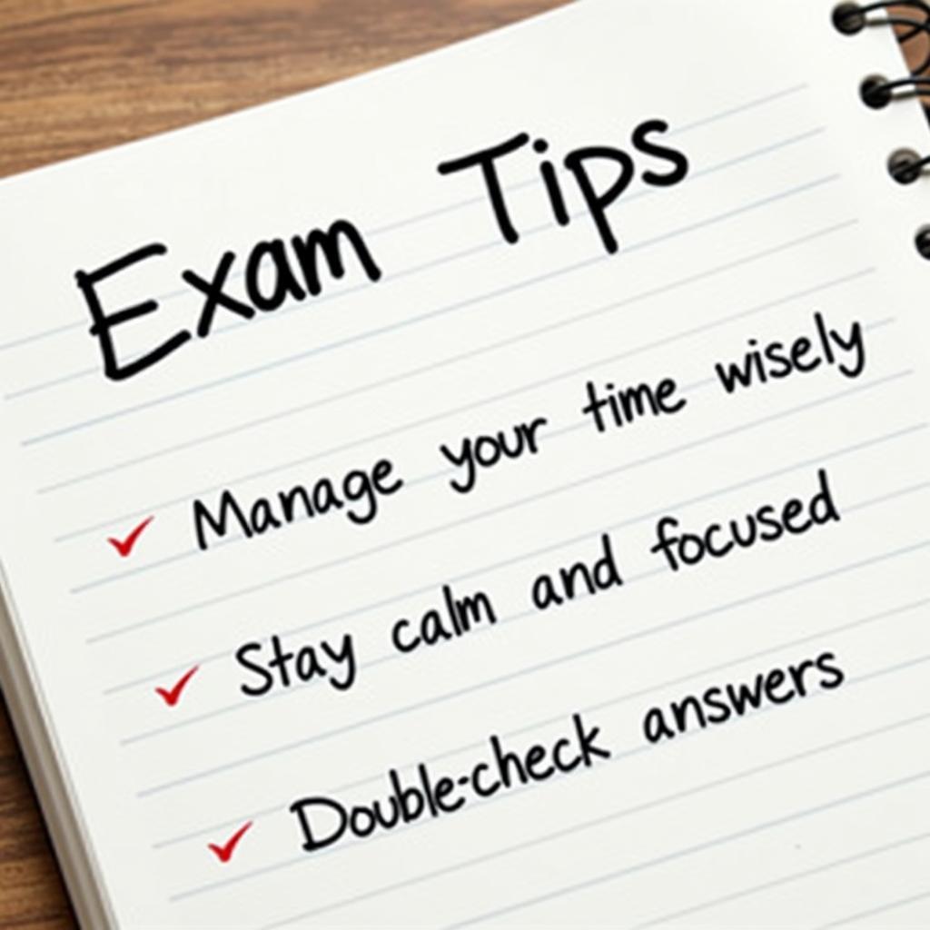 Exam Tips