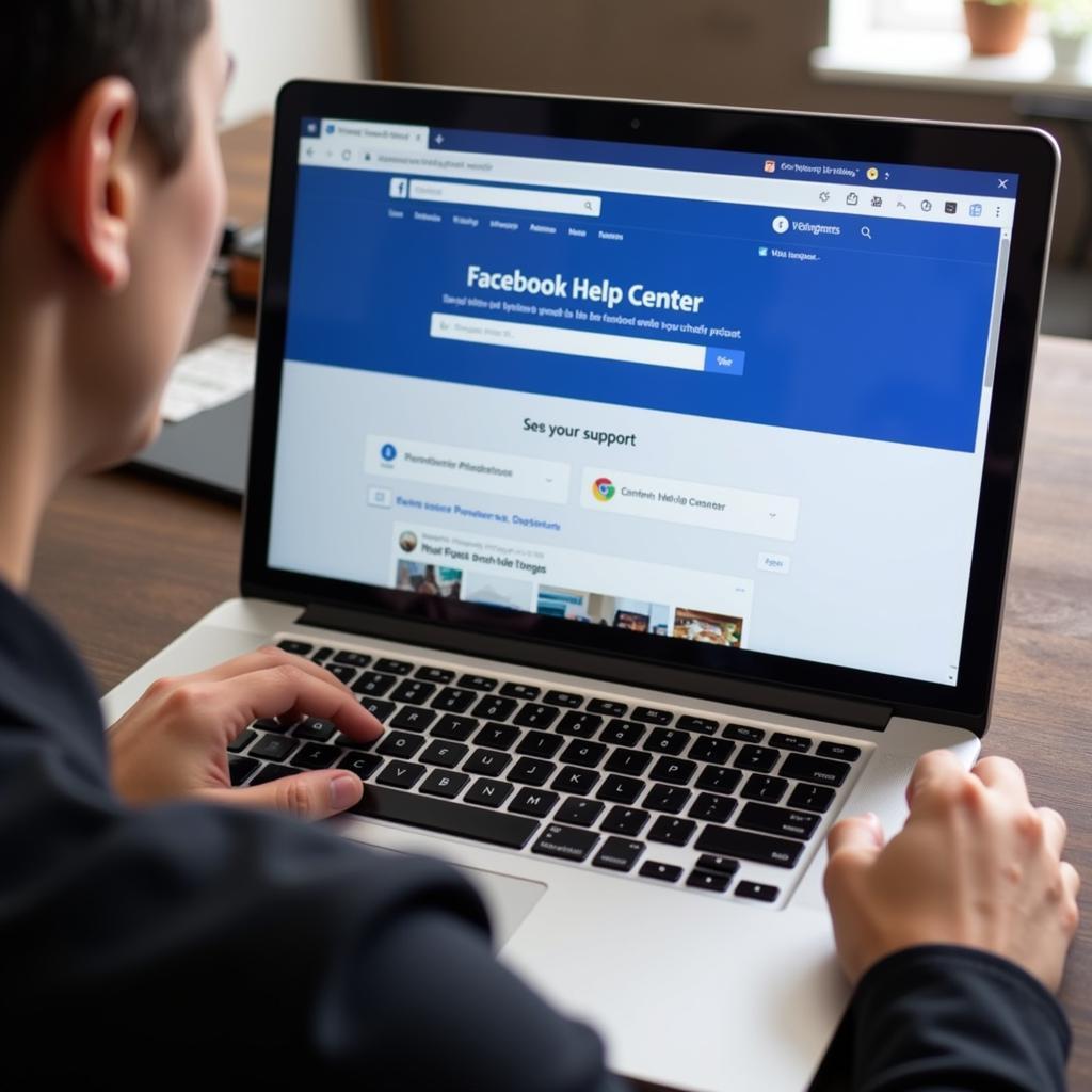 Liên hệ bộ phận hỗ trợ Facebook