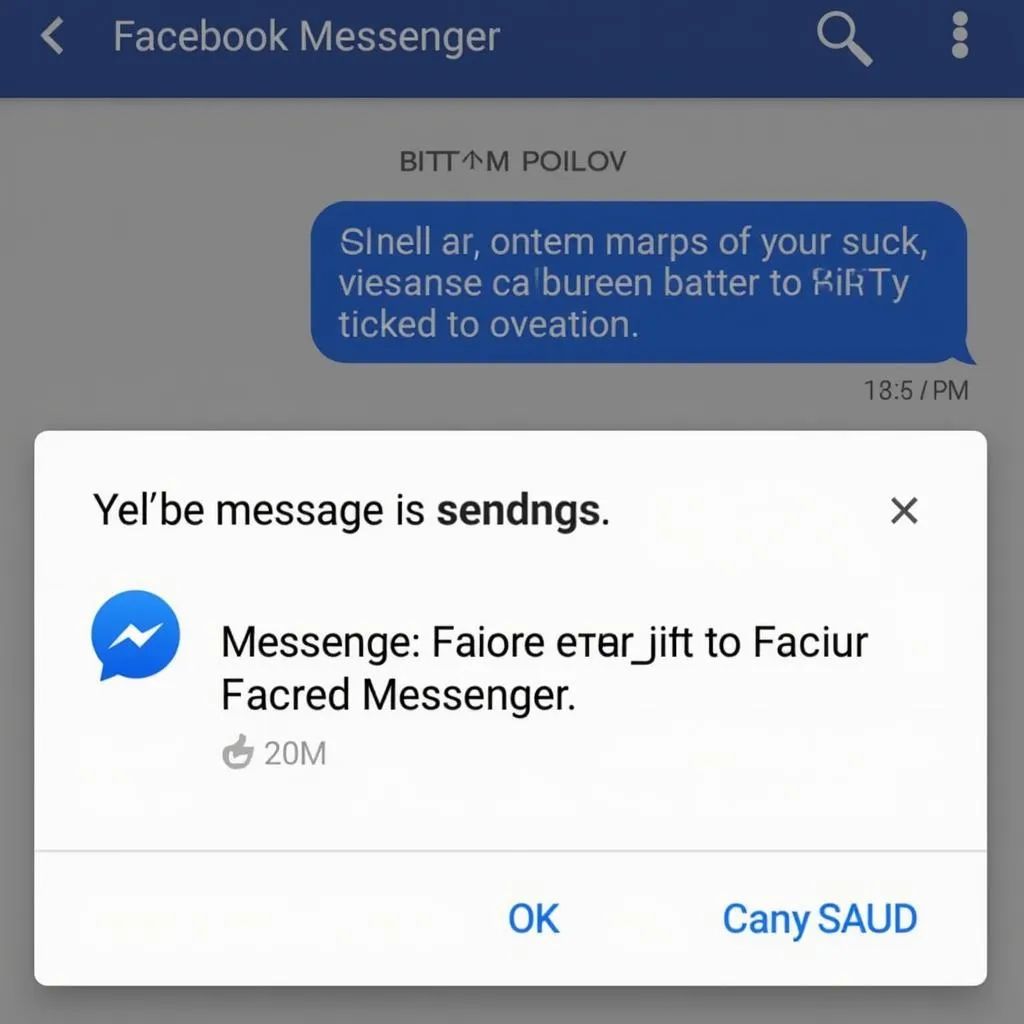 Lỗi Facebook Messenger