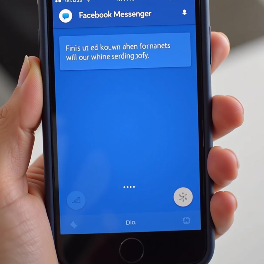 Lỗi nhắn tin Facebook