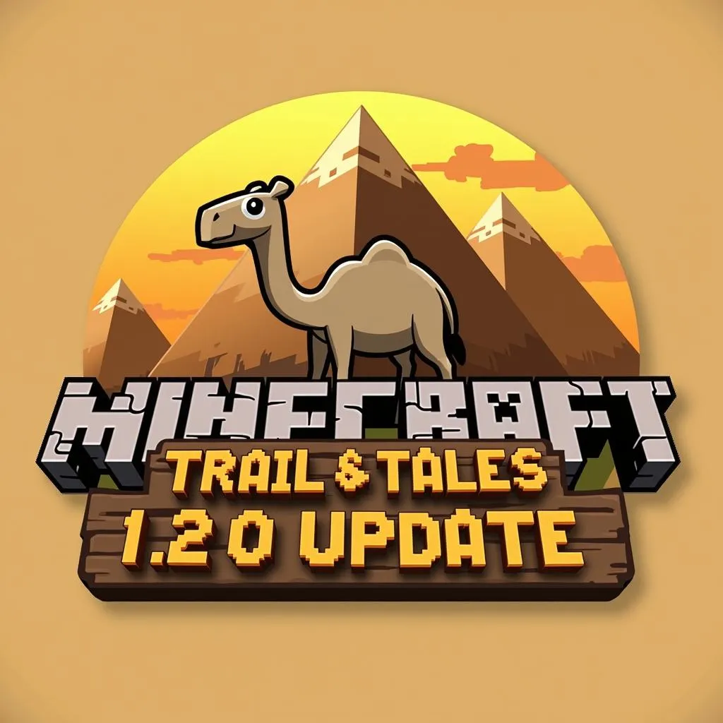 Minecraft 1.20 Trails &amp; Tales Logo