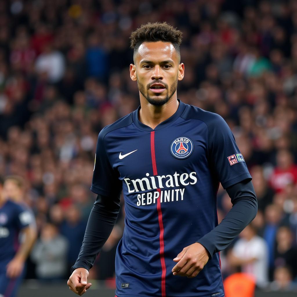 Neymar trong màu áo PSG