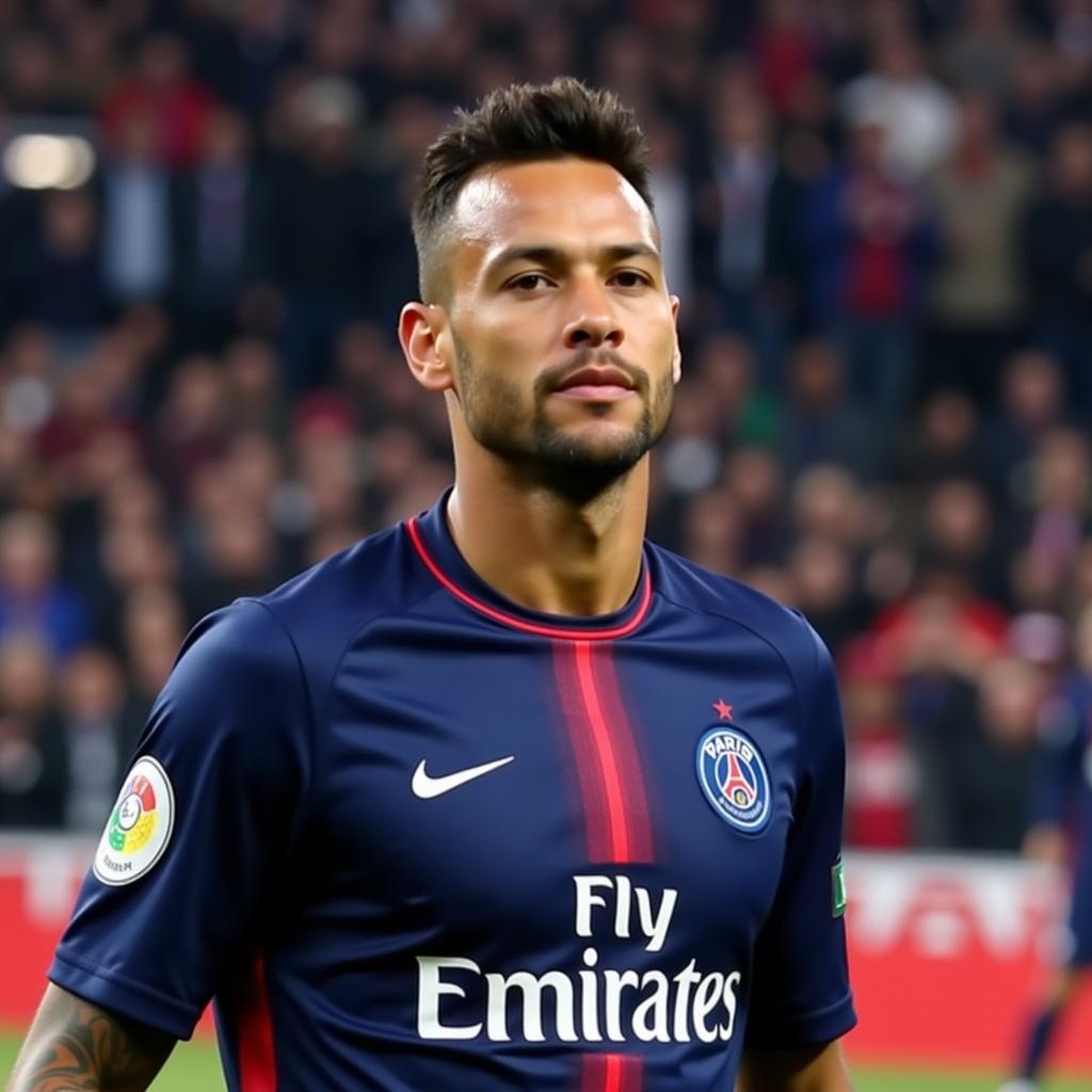 Neymar trong màu áo PSG