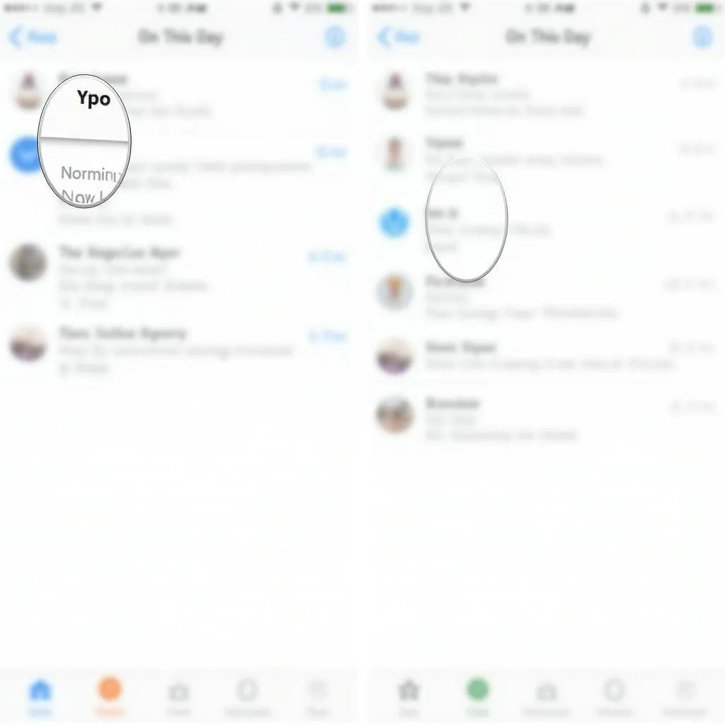 Ngày này năm xưa trên Messenger