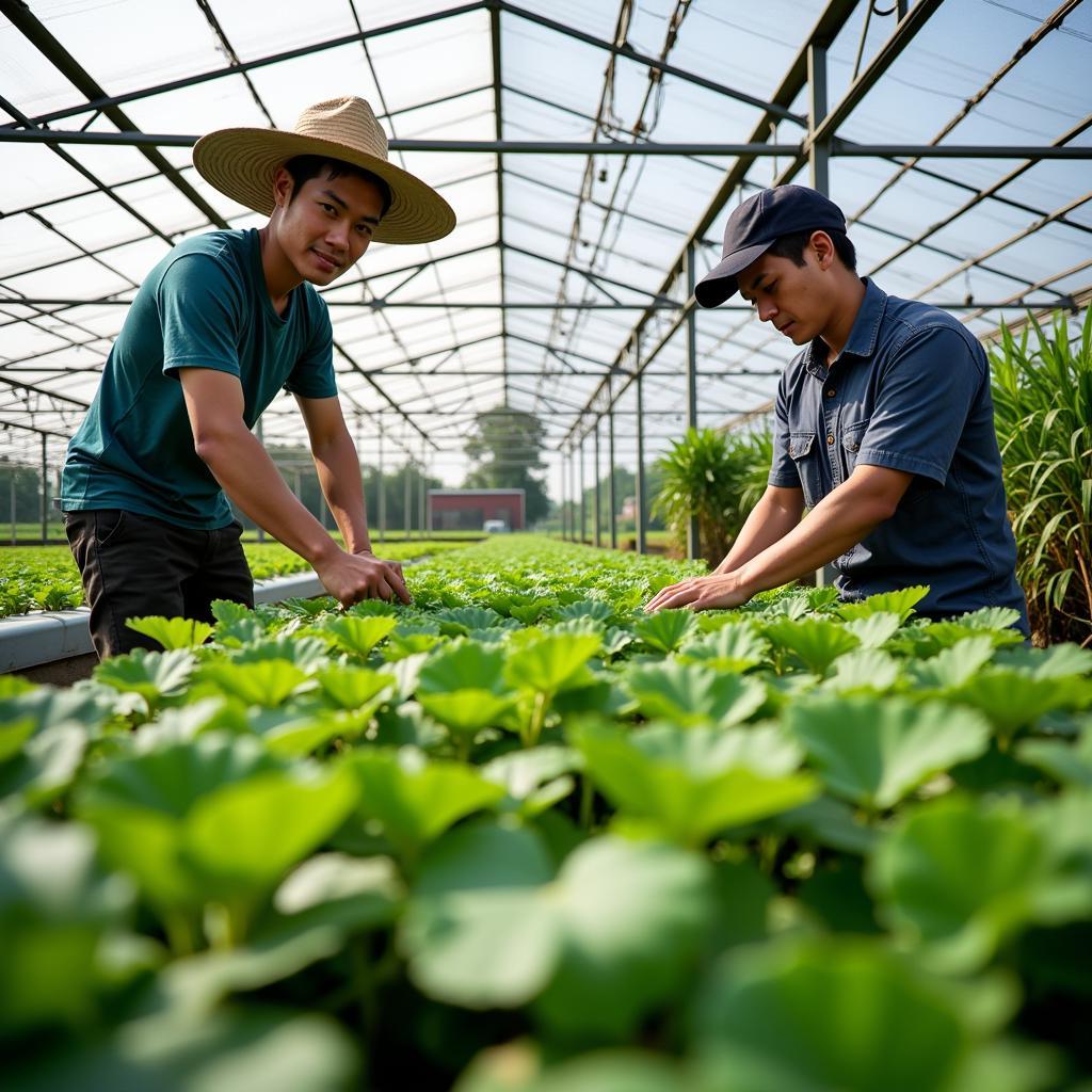 Nông nghiệp Việt Yên áp dụng công nghệ cao