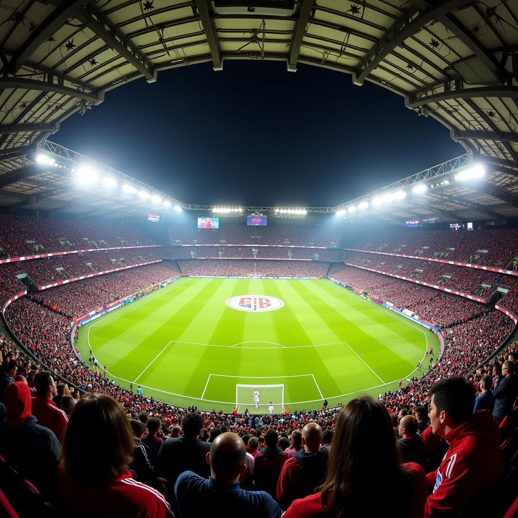 Passionate AC Milan Fans at San Siro