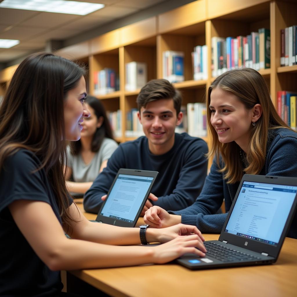 Students Using AJC Portal