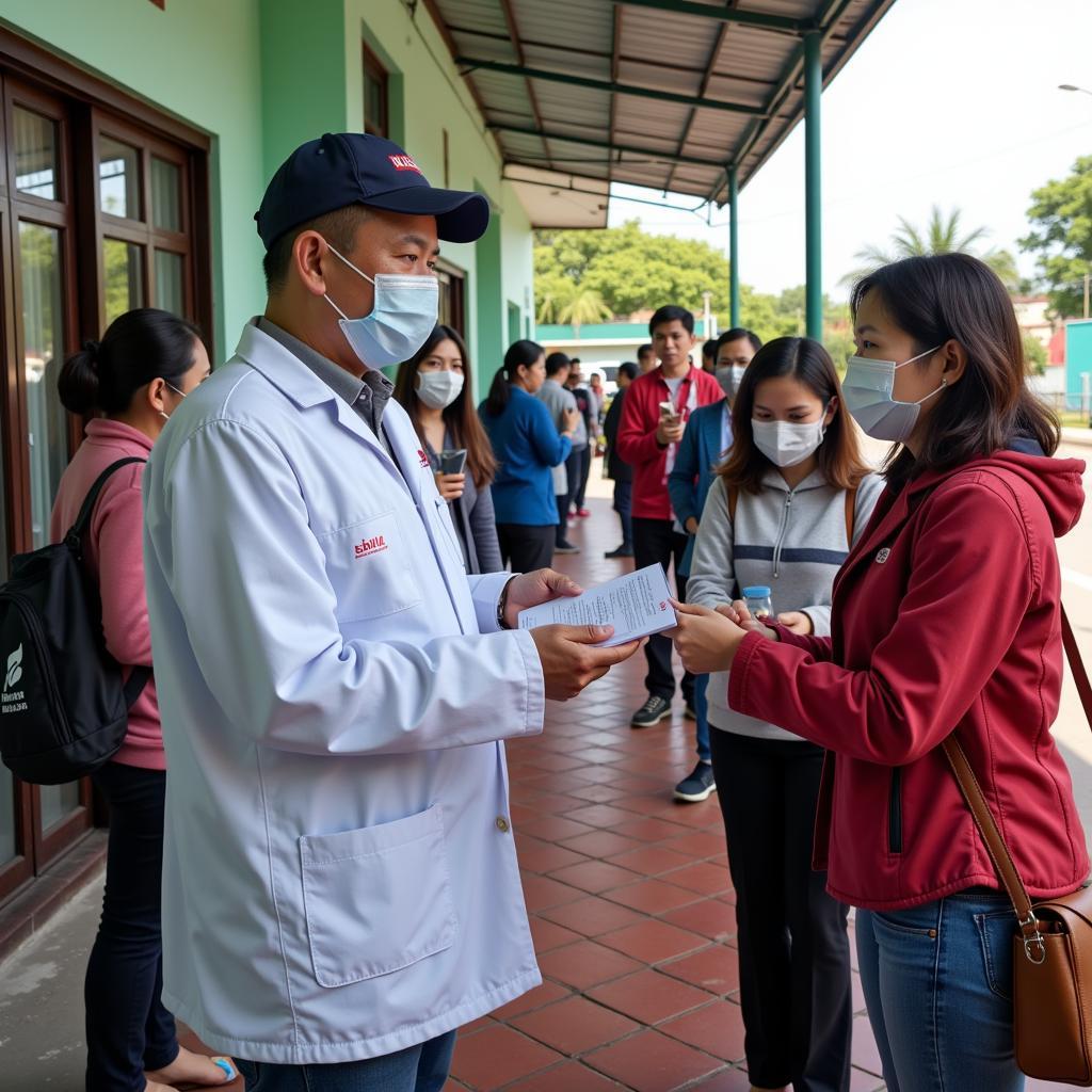 Tiêm vaccine Covid Hà Nam