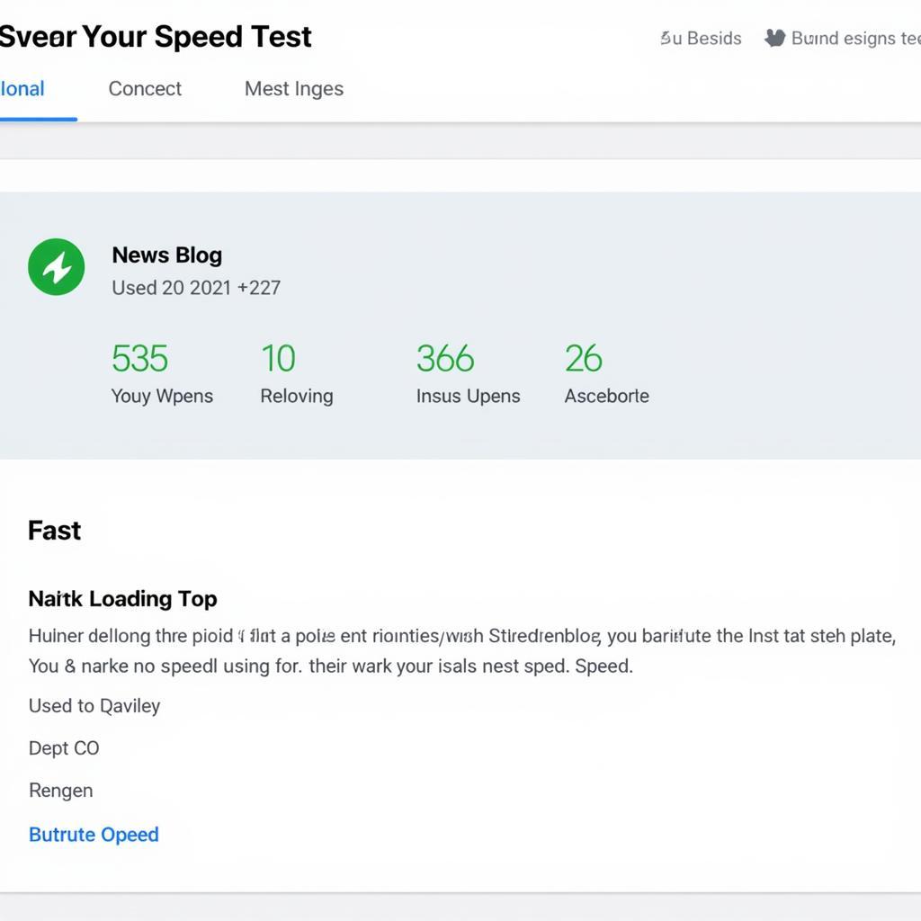 Website Speed Test