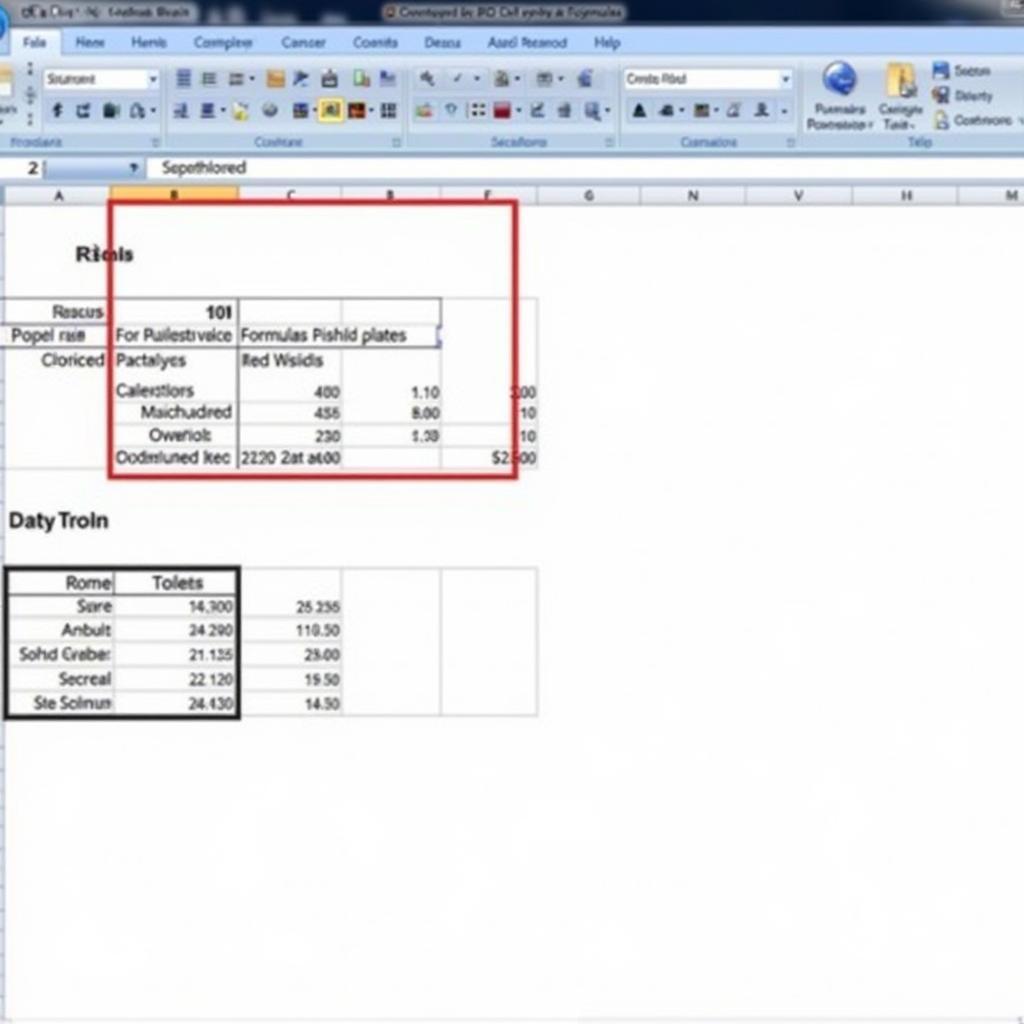 Xử lý dữ liệu với Excel 2007