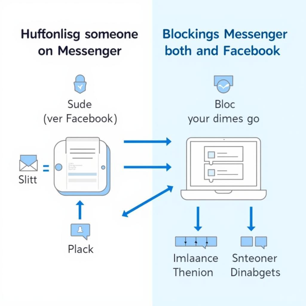 Ảnh hưởng của việc chặn Messenger lên Facebook