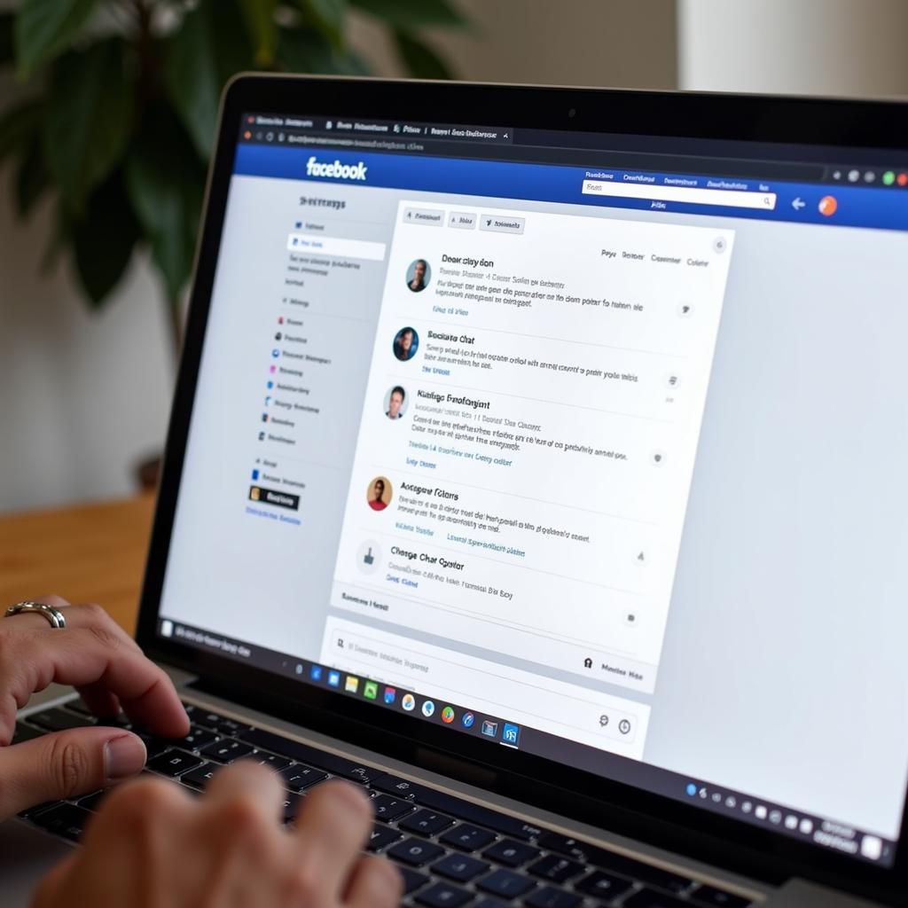 Chỉnh màu tin nhắn Facebook trên máy tính