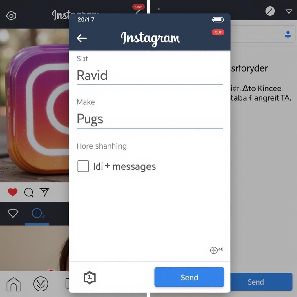 Gửi DM Instagram cho người lạ