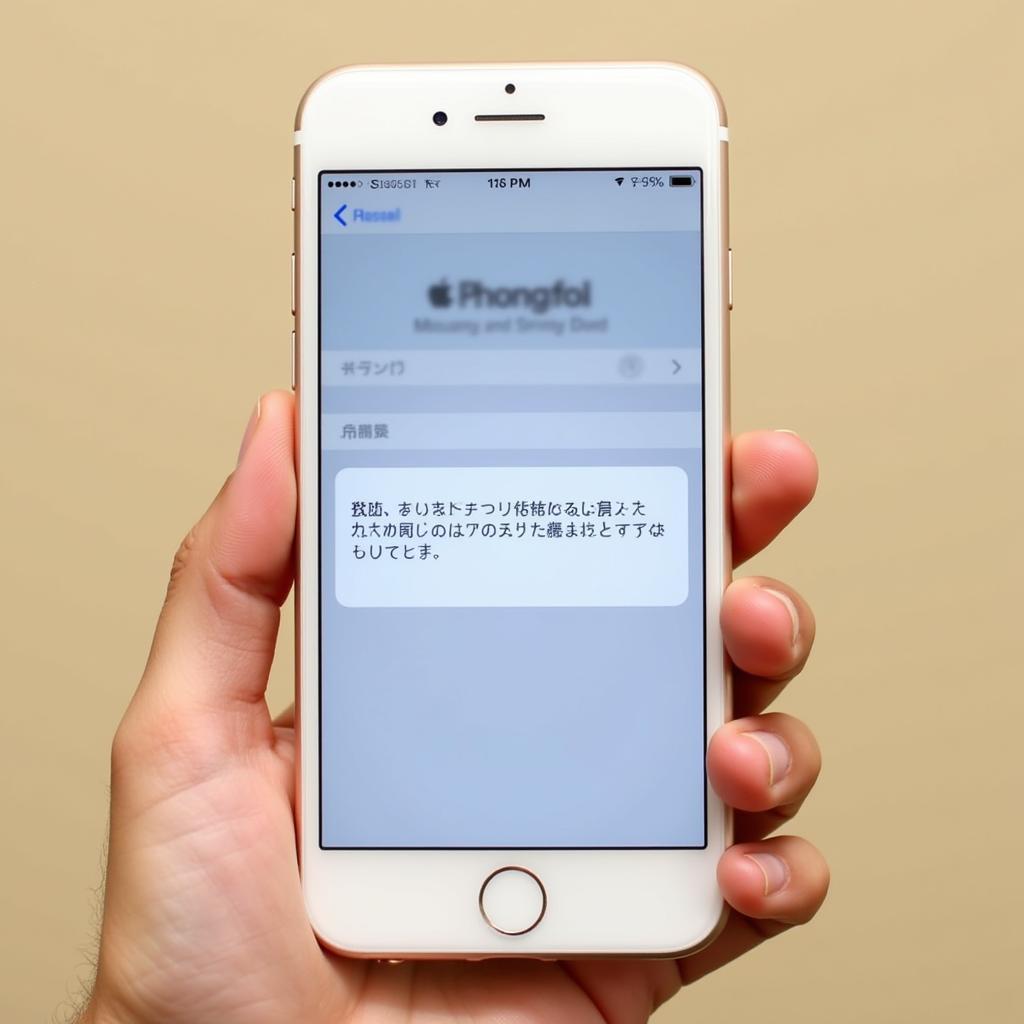 iPhone 6 Lock Nhật Lỗi Tin Nhắn