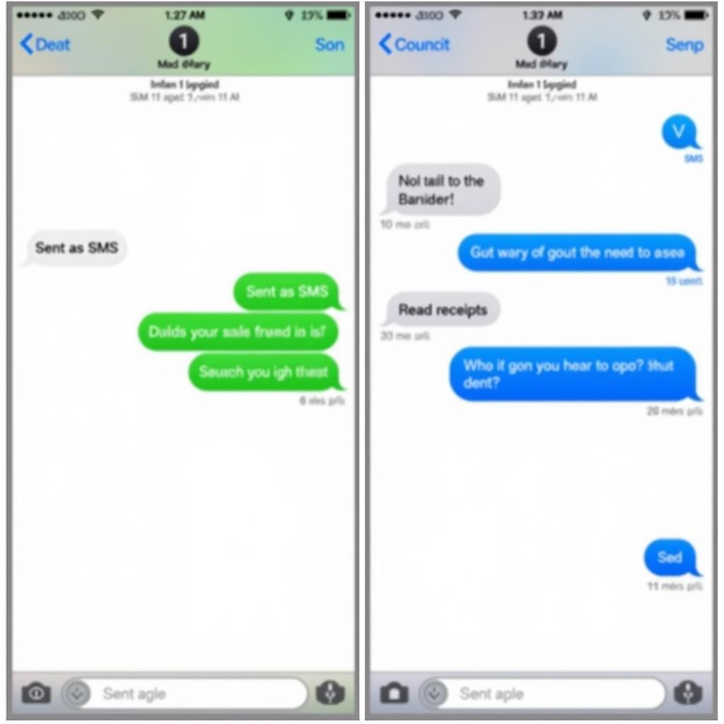 Phân biệt SMS và iMessage trên iPhone