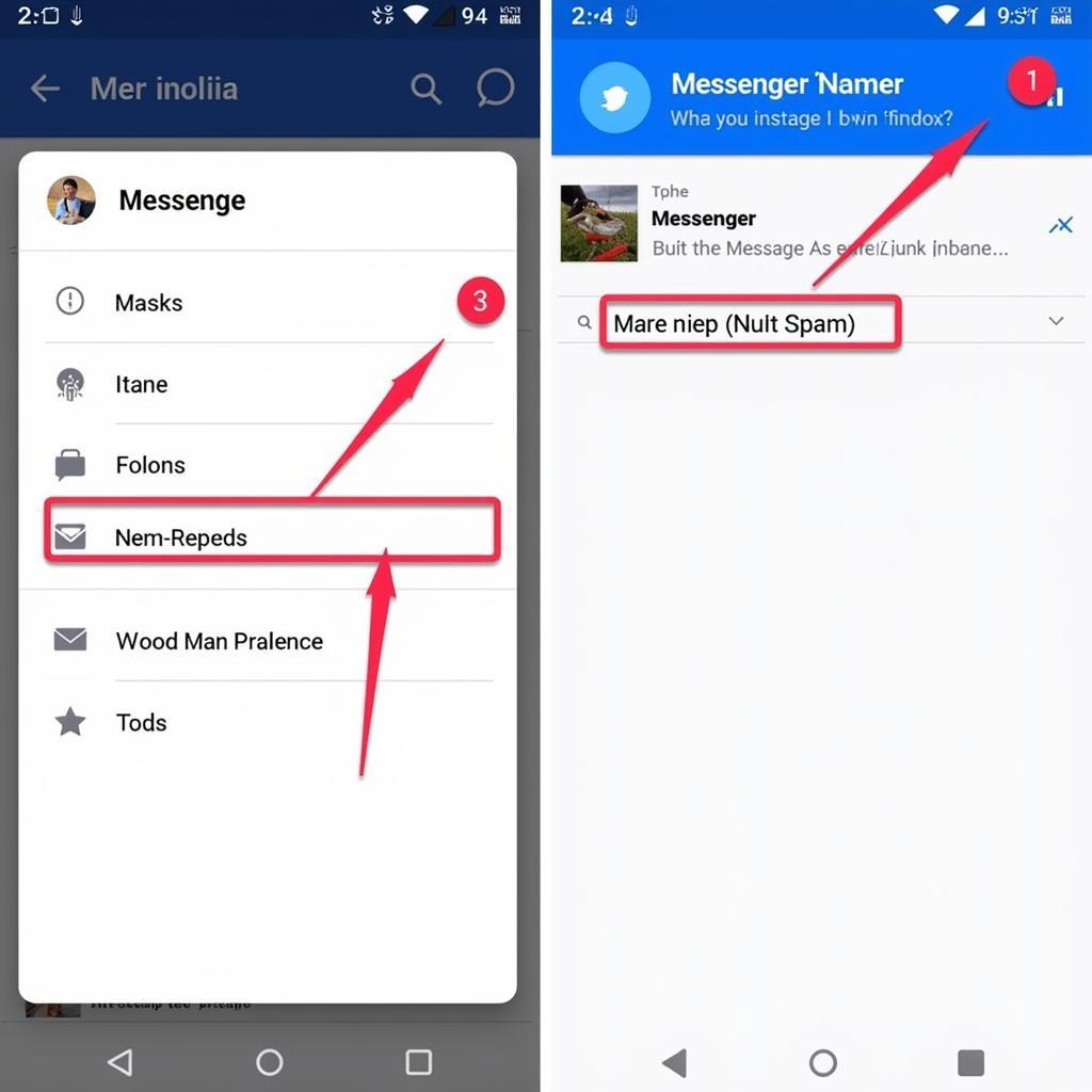 Kiểm tra Thư mục Spam trên Ứng dụng Messenger