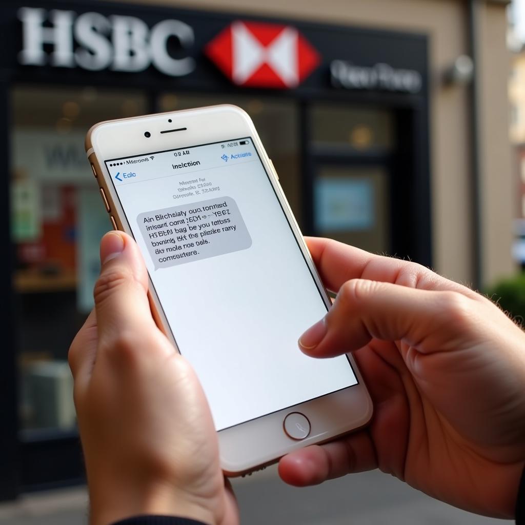 Kích hoạt thẻ HSBC qua tin nhắn SMS