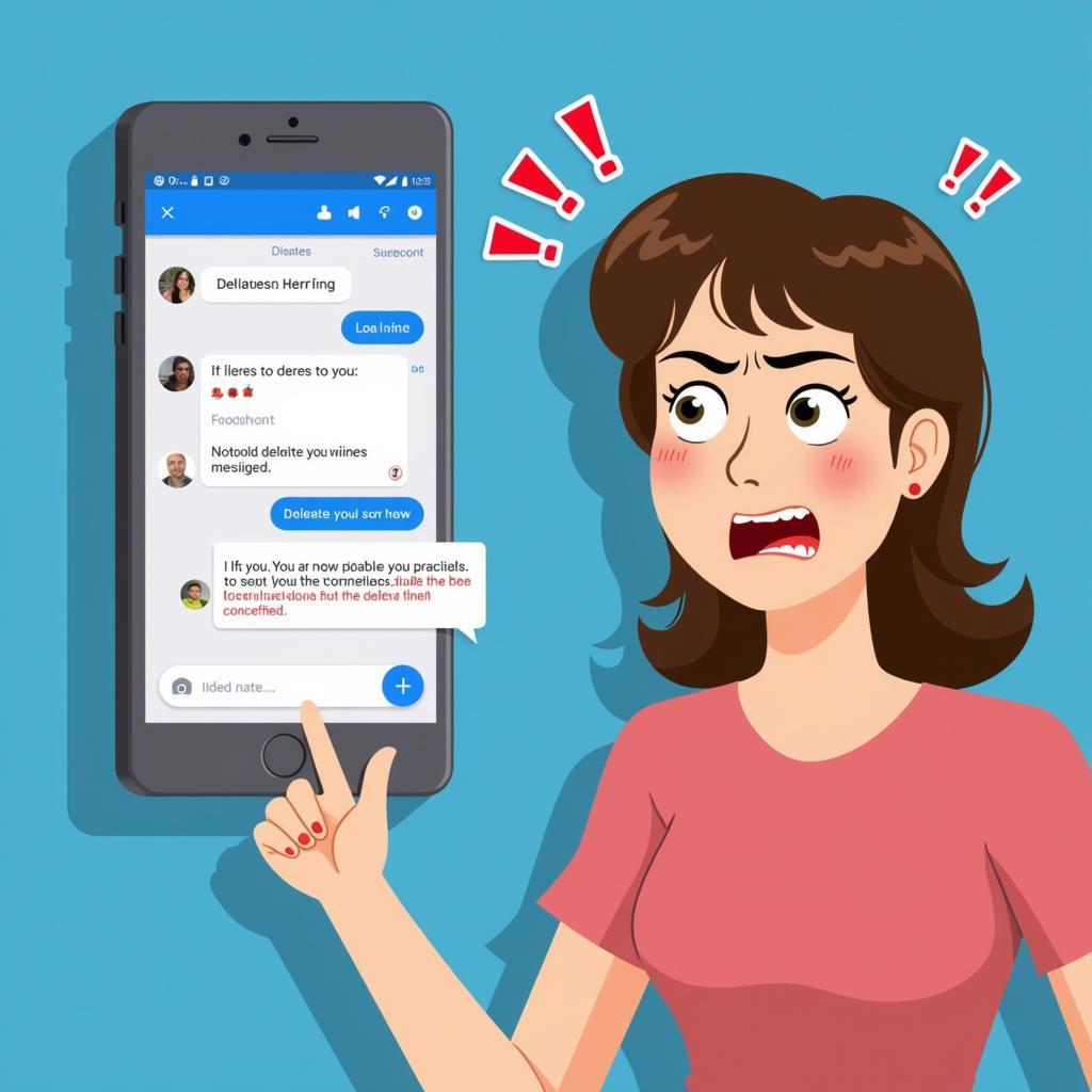 Lỗi Kết Nối Internet Khi Xóa Tin Nhắn Messenger