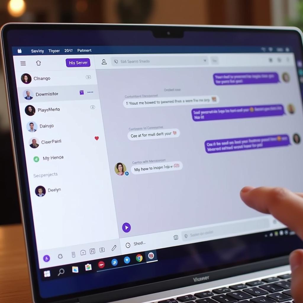 Lưu tin nhắn Viber laptop qua chụp màn hình