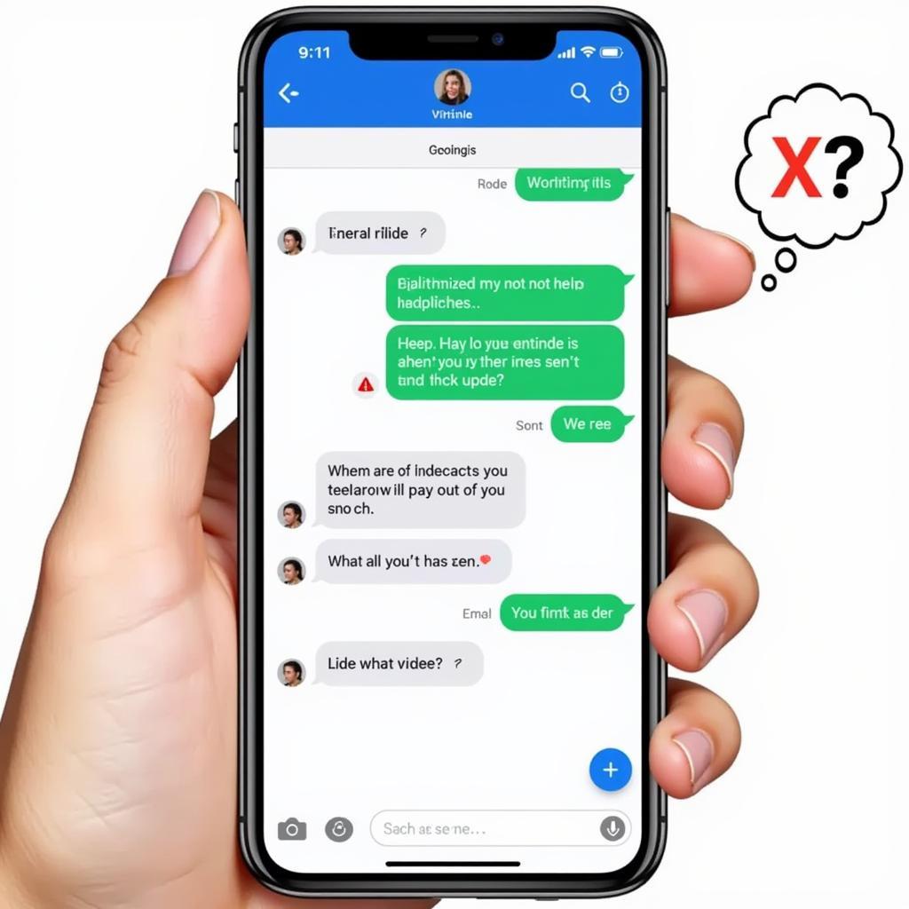 Messenger không gửi được tin nhắn cho một người cụ thể